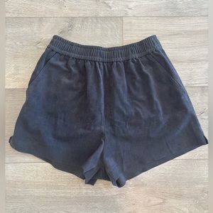 Wilfred Free Faux Suede Shorts